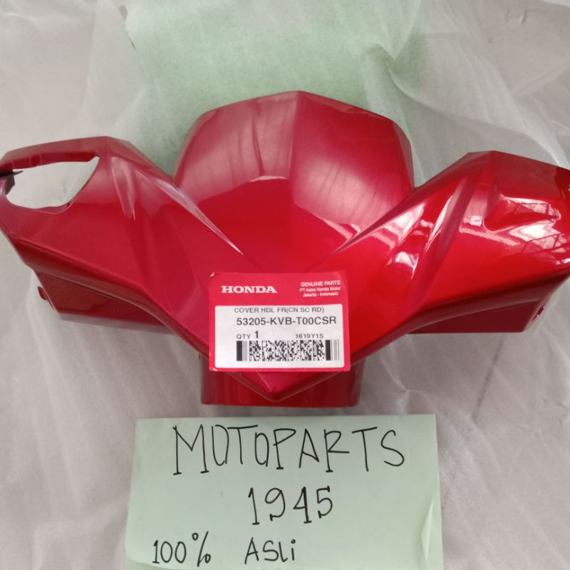 BATOK DEPAN VARIO TECHNO 110 MAROON ASLI AHM