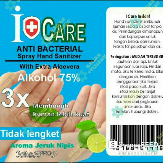 (i-Care) HAND SANITIZER 300ML REFILL CAIR