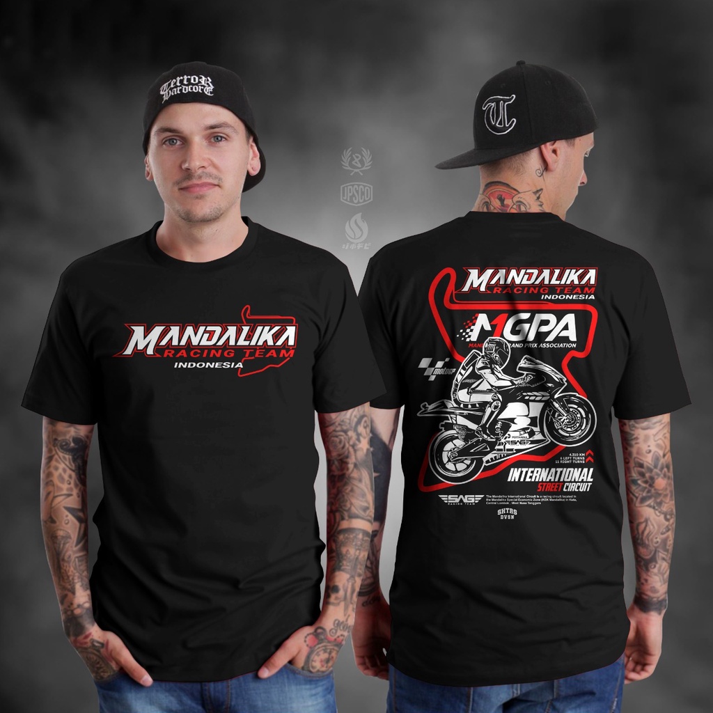 KAOS MANDALIKA SIRKUIT INTERNASIONAL MOTO GP - MANDALIKA RACING TEAM BAJU MANDALIKA