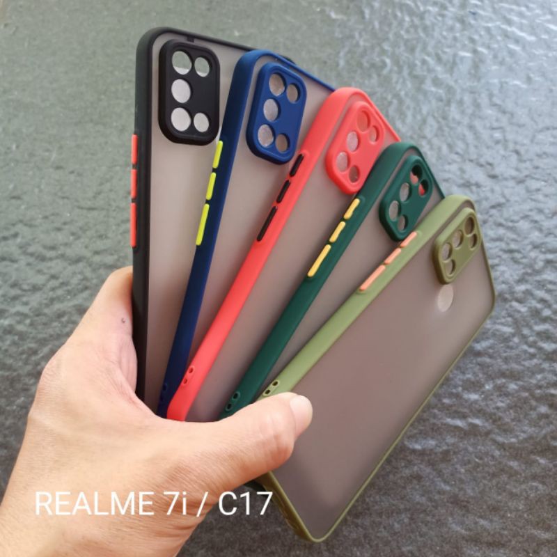 Case Realme 7i . C17 ( 5 model ) soft softcase softshell silikon cover