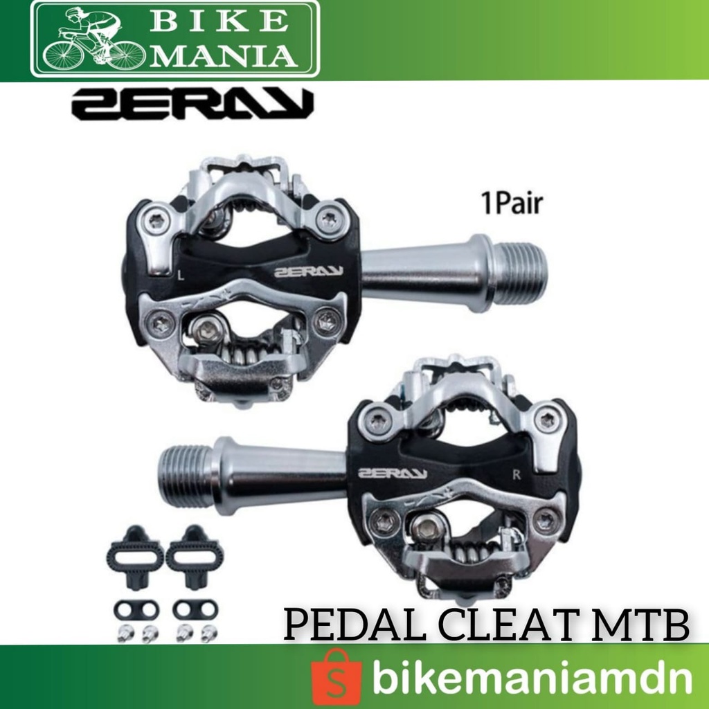 Jual Pedal Sepeda Cleat ZERAY ZP108 Include cleat Clipless Pedal