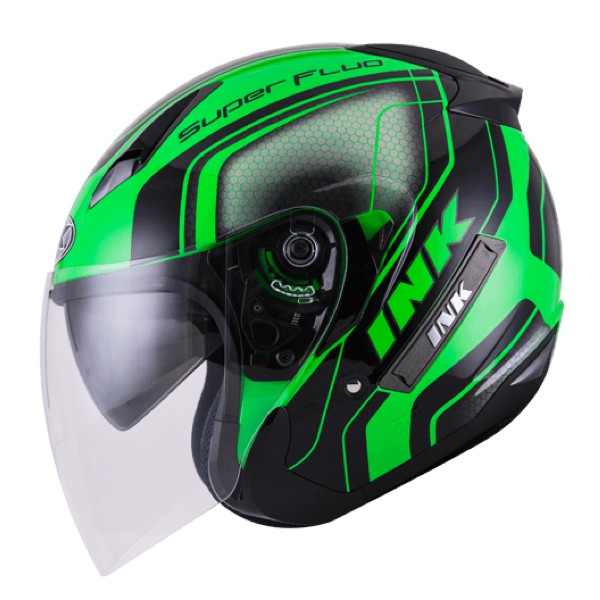 HM-1928 Helm Ink Metro Super Fluo Murah