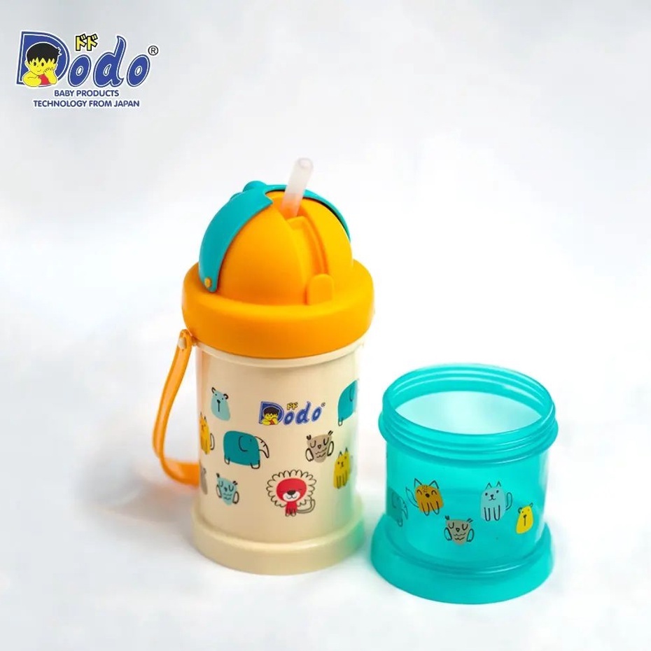 Dodo Drink &amp; Snack Cup Botol Minum Anak Plus Tempat Snack DDC014