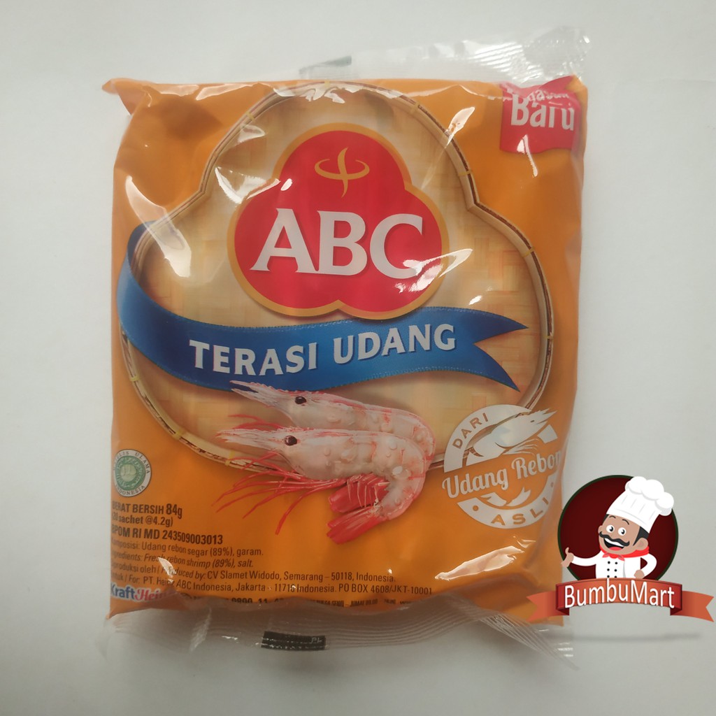 

ABC Terasi Udang Sachet Isi 20 x 4.2 gram