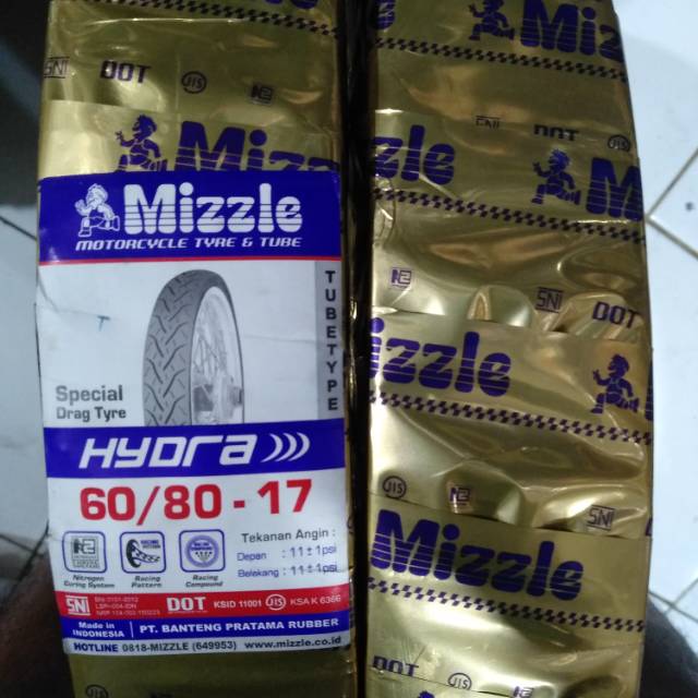 Ban tubles mizzle hydra (drag tire). UK.60/80.17