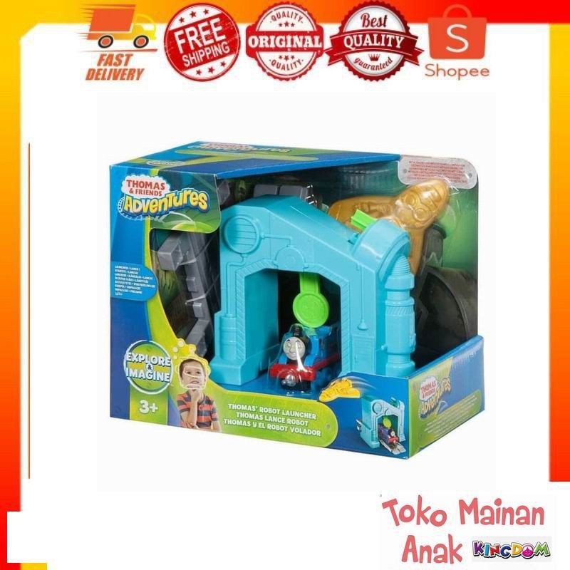 Thomas & Friends Adventures Robot Launcher Original Fisher Price – Mainan Anak