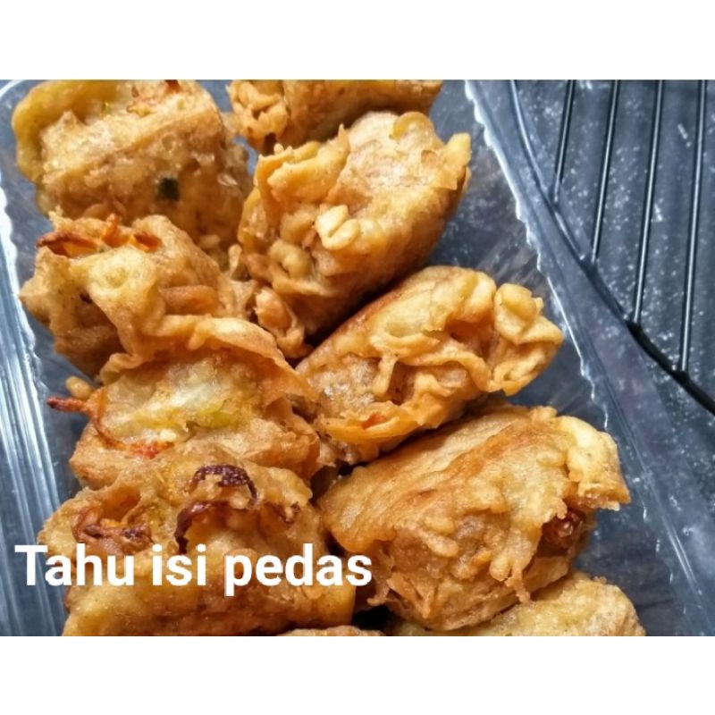 

Tahu isi sayur pedas maknyus, sehat, dan halal