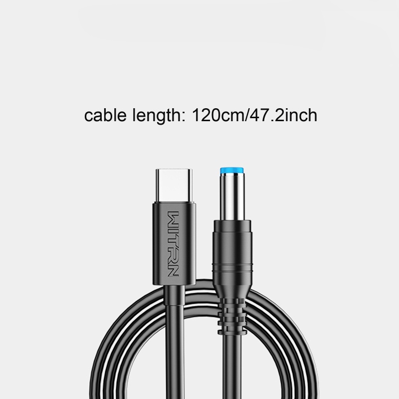 Kabel Adapter Power Supply PD Tipe C 12V 5.5x2.5mm Untuk Router Speaker Wireless