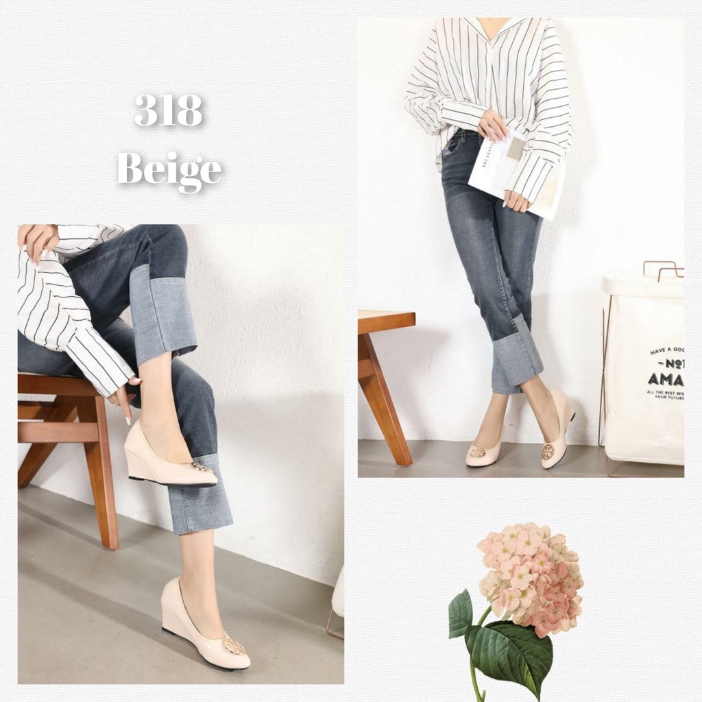 Sepatu wanita TB wedges import Murah  318