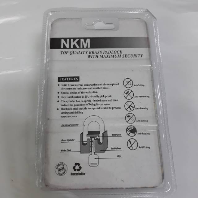 Gembok Serbaguna Professional Lock 40 mm pendek