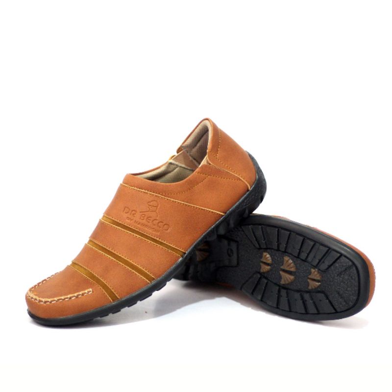 Xshoesbdg.id x Stoler Sepatu Slip On Pria Sepatu Casual Pria Sepatu Kulit Syntetic Pria