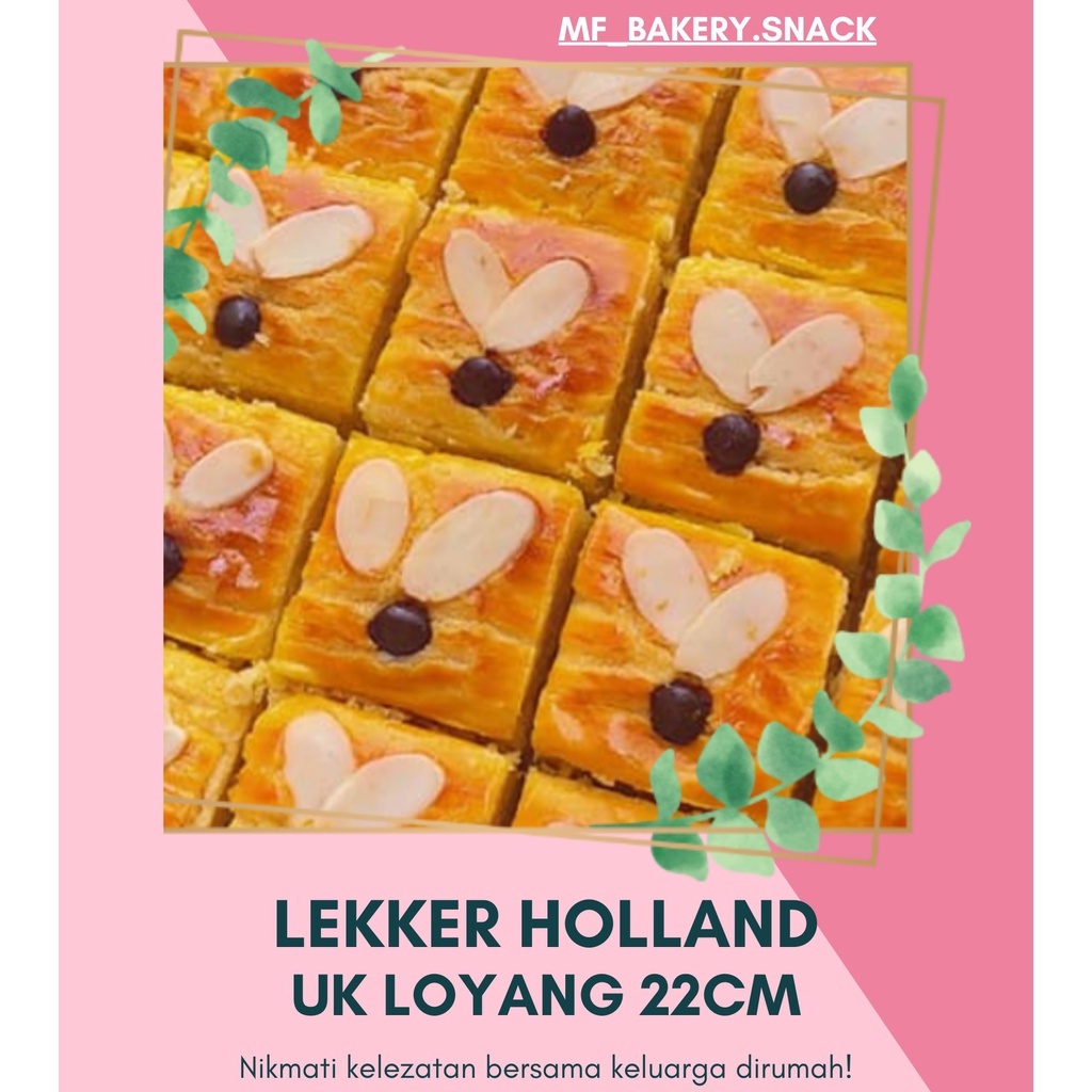 

Lekker Holland Sekat Botter Koek Butter Cake 22 x 22 cm