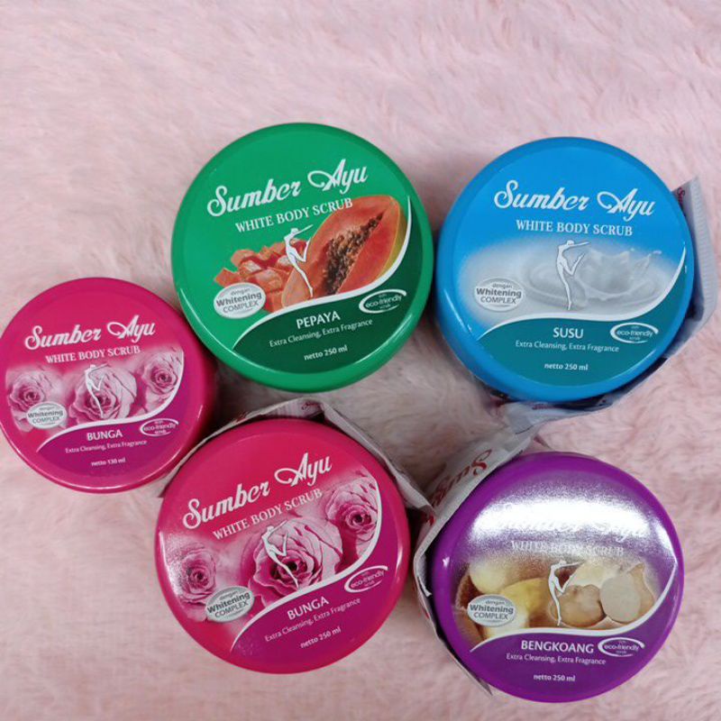 BODY SCRUB SUMBER AYU 250 LULUR MANDI SUMBER AYU