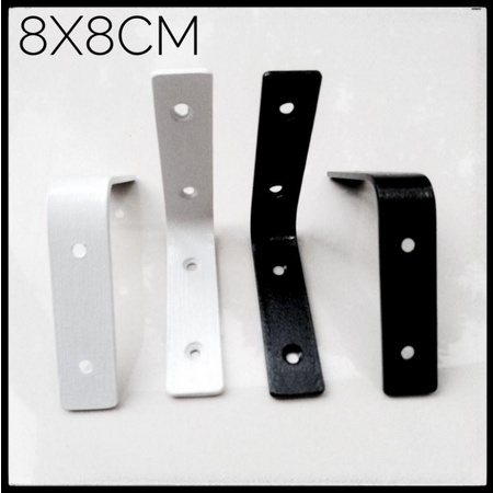 siku rak ambalan dinding | briket besi plat siku | siku besi tempel dinding | Rak Ambalan serbaguna