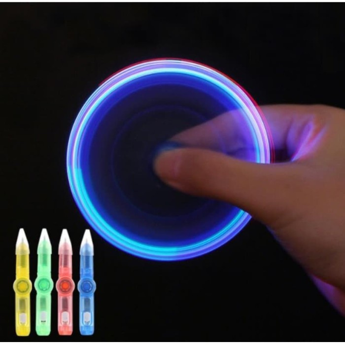 

SALE Grocely PP151 pulpen motif spinner LED lucu imut / bolpen gel karakter