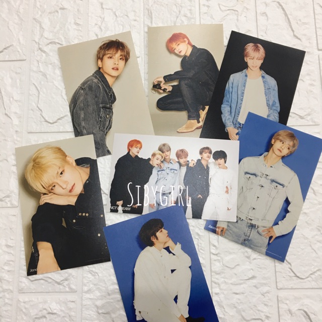 NCT DREAM BOOM MERCH 4x6 Photo Set - SHARING JAEMIN JENO JISUNG HAECHAN RENJUN CHENLE