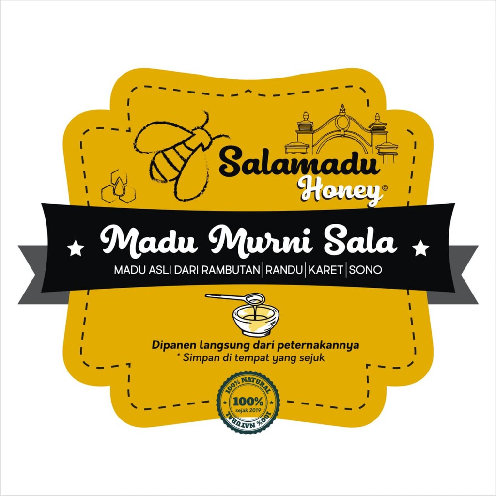 

MADU ASLI 100% - SALAMADU - 1Kg (1000gram)