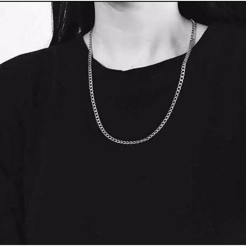 Kalung Rantai Unisex Pria Wanita Model Vintage Retro hiphop murah