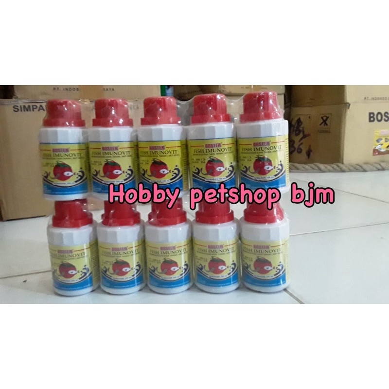 Fish imunovit 100ml - 100 ml obat imun ikan ( boster )