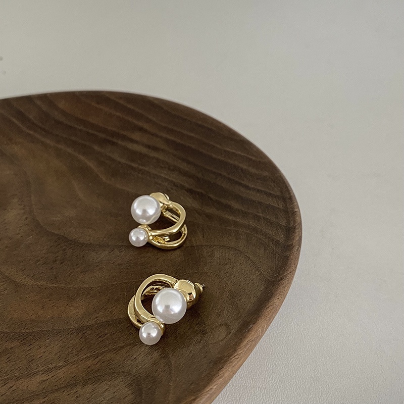 Anting Mutiara Gaya Retro Untuk Aksesoris