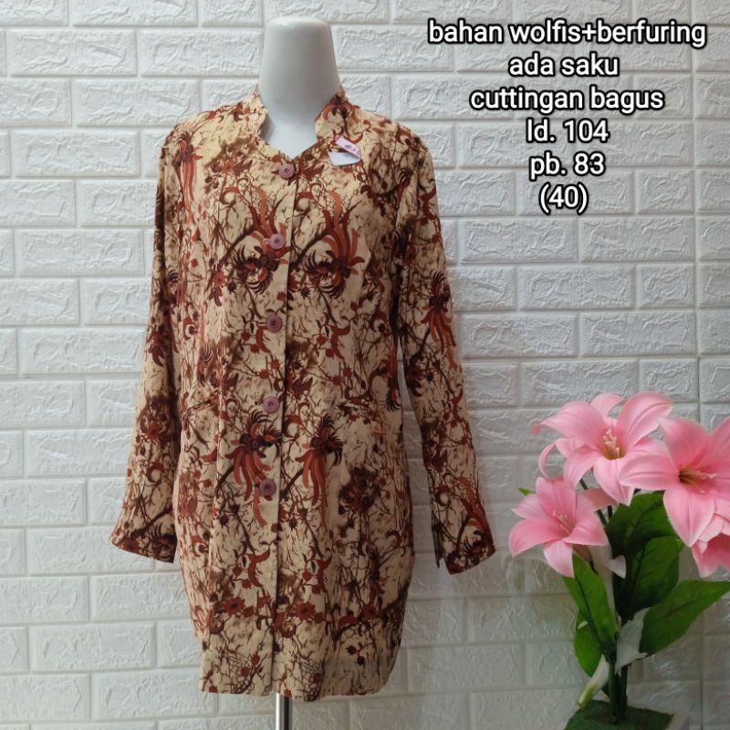 PRELOVED BAJU BATIK WANITA / (PART 1) / PL ATASAN BATIK WANITA / BAJU BEKAS-29