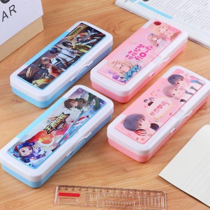 

Kotak alat tulis sekolah dasar pria gadis multi-lantai kartun kotak