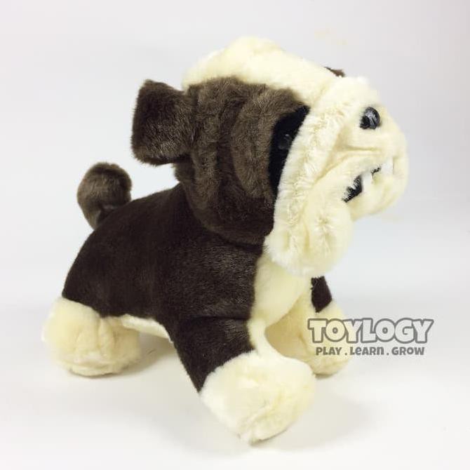 Boneka Anjing Boxer ( Boxer Dog Stuffed Plush Animal Doll ) 9 Inch