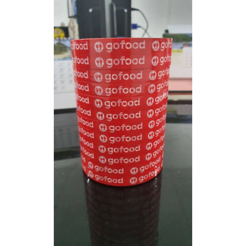 Isolasi Gofood 12mm X 65meter safety tape penyegel makanan