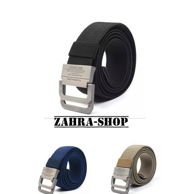 Ikat pinggang Craftman Double Ring kanvas polos