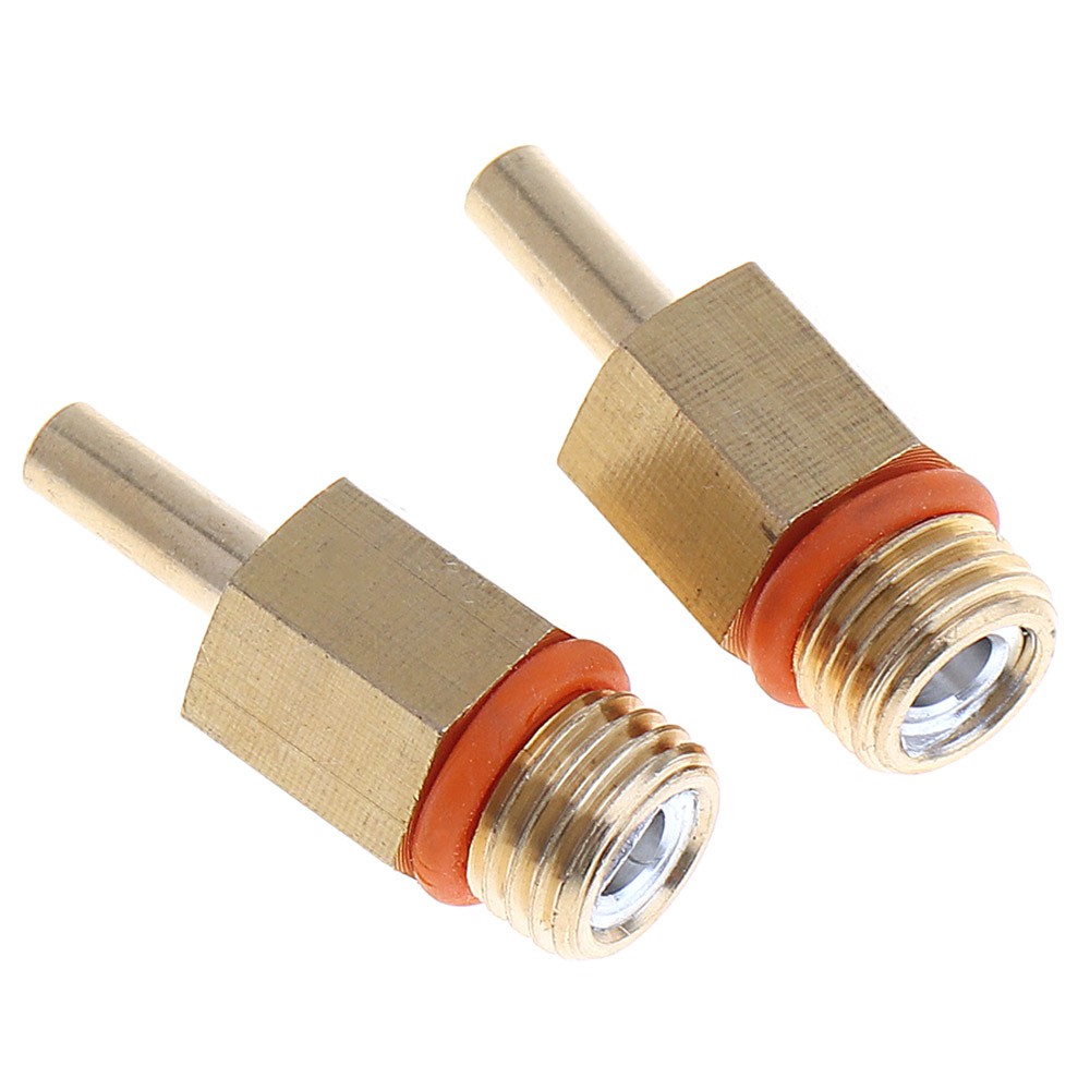 2pcs High Carbon Steel Hot-melt Glue Gun Nozzle with Length 10mm and Diameter 2mm for  Home / Office / Site Accessories