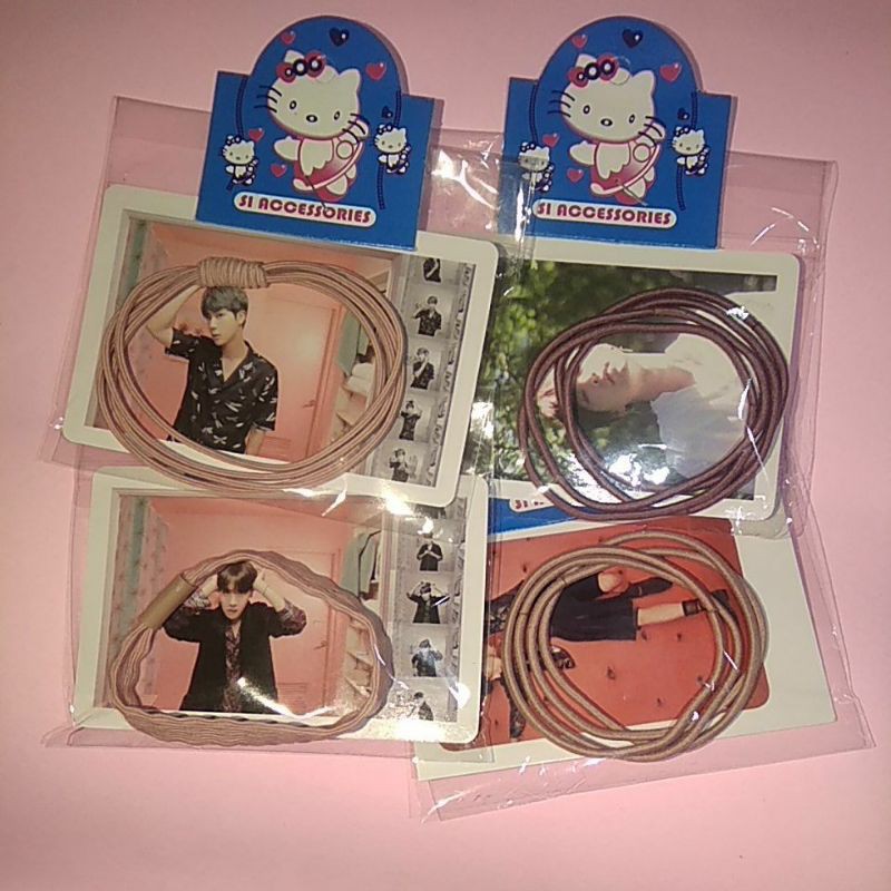 karet rambut gelang tangan / + potocard BTS