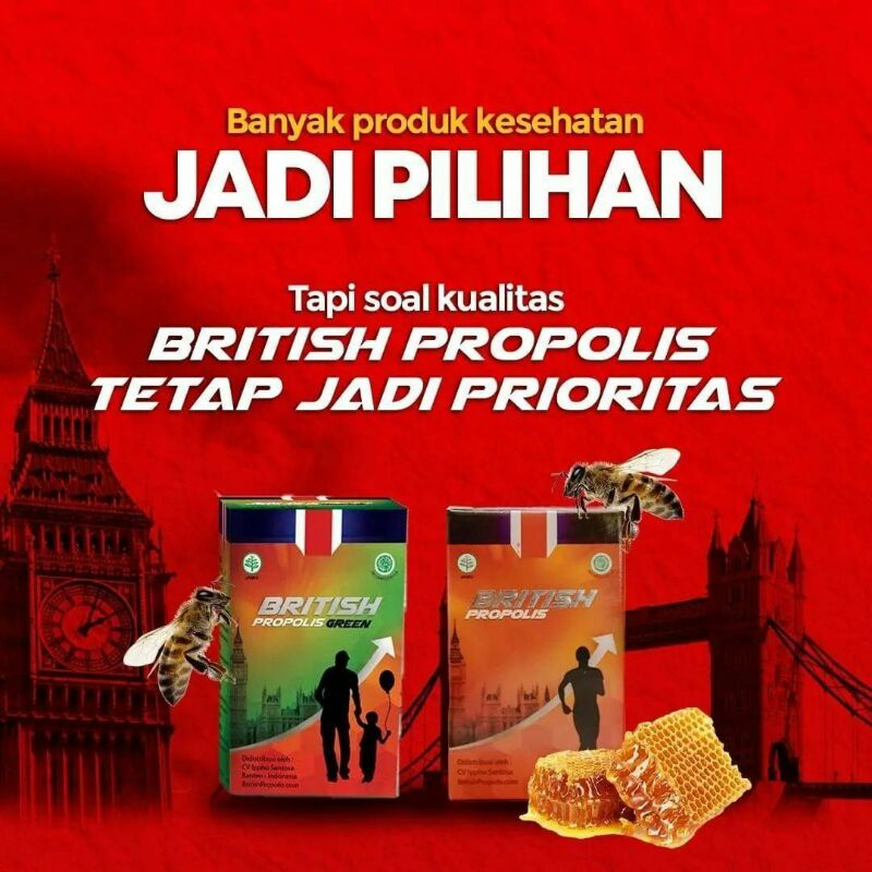 BRITISH PROPOLIS REGULER & BRITISH PROPOLIS KIDS