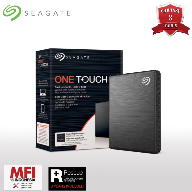 Seagate One Touch SSD 1TB USB3.0 SSD Eksternal