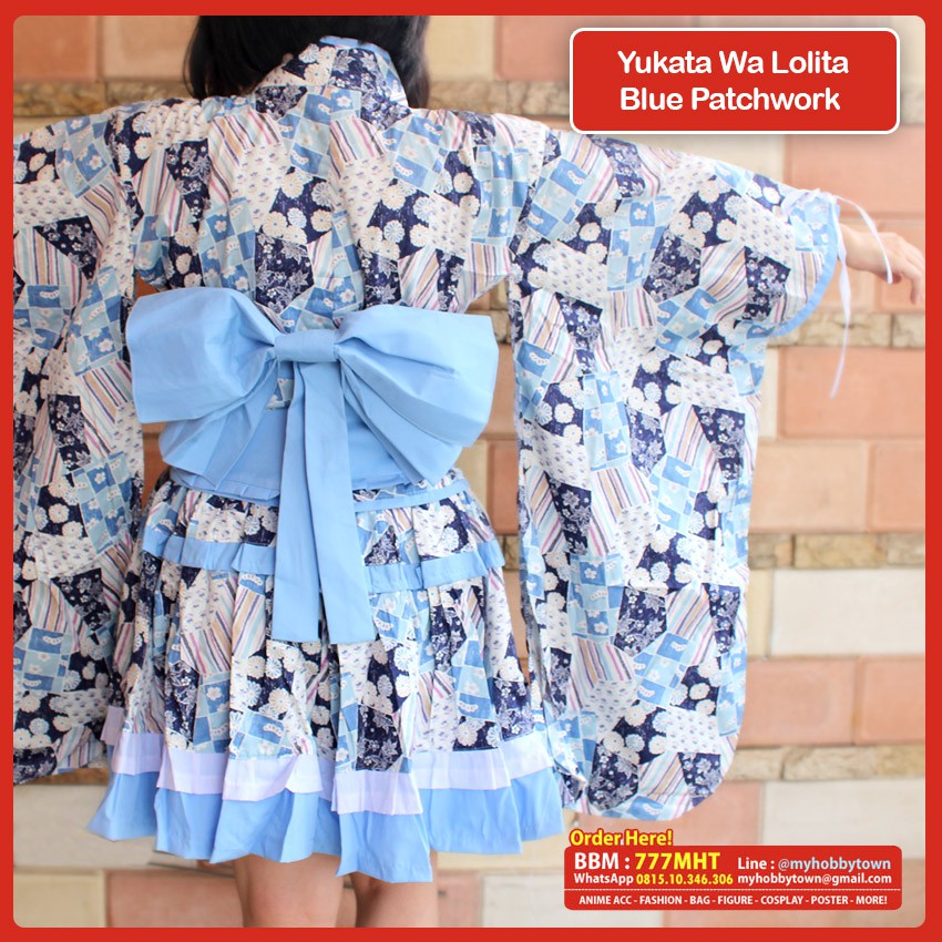 Wa Lolita : Blue Patchwork