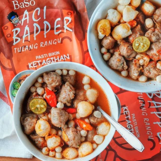 

Baso Aci bapper tulang rangu