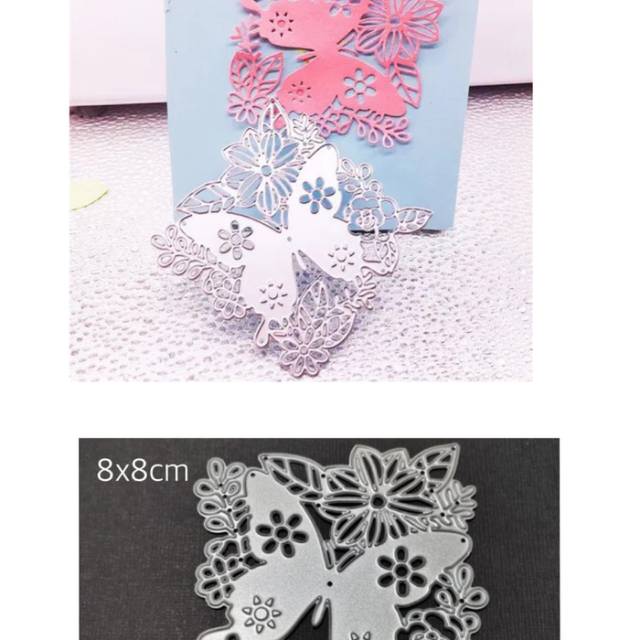 Dies cutting dies flower lace butterfly scrapbooking - DHPATTERN