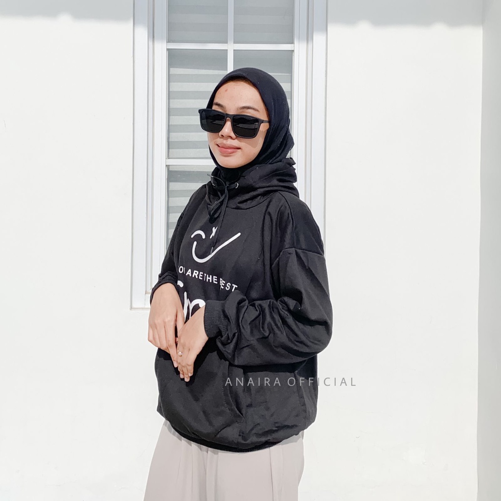 HOODIE WANITA SMILE ANAIRAOFFICIAL HOODIE OVERSIZE WANITA HOODIE CEWEK HOODIE OVERSIZE CEWEKSWEATER WANITA SWEATER CEWEK