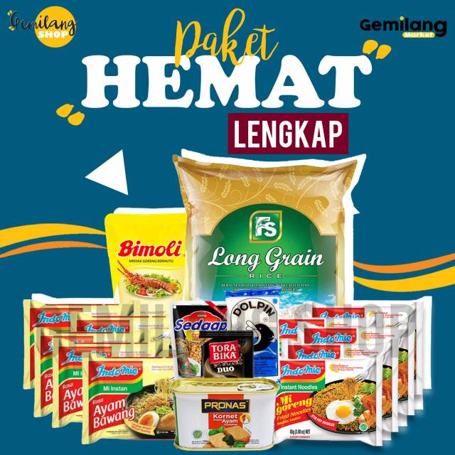 

PAKET SEMBAKO HEMAT LENGKAP