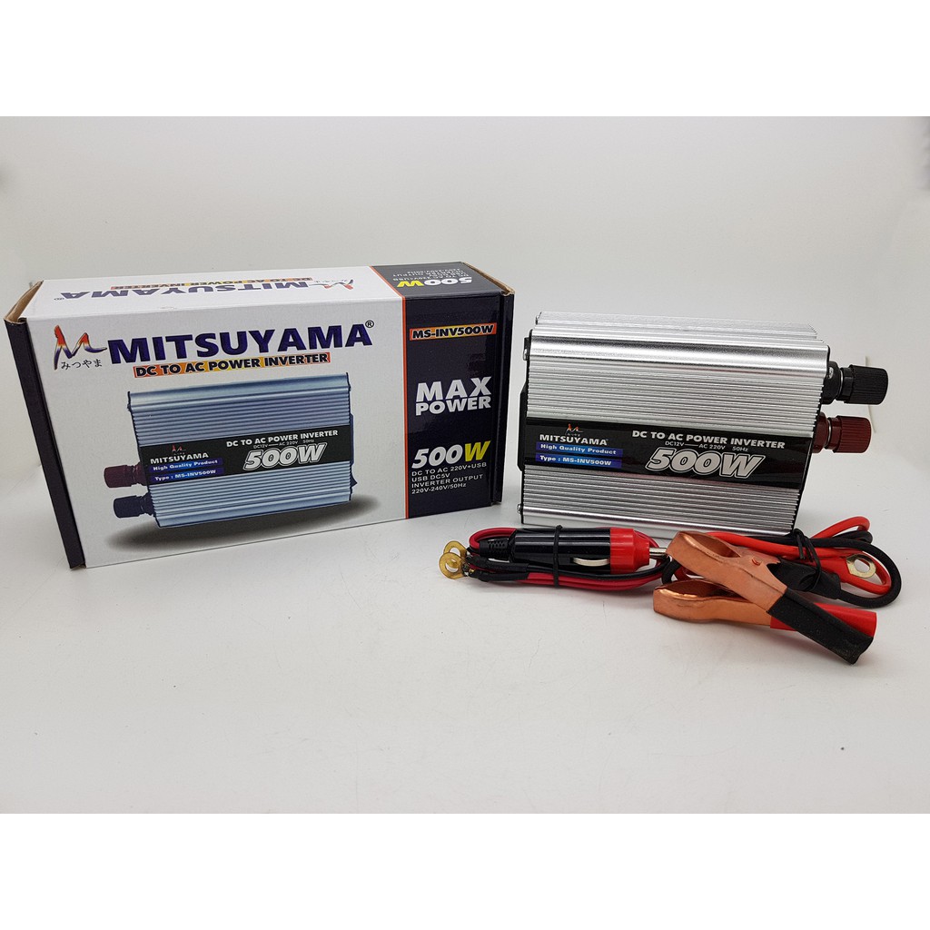 dc to ac power inverter 500 watt Merk MITSUYAMA with USB 5v