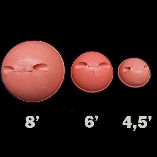 Menarik.. Size 6 inch - Pelampung Trol, Pelampung Bulat 6 inci jaring nelayan kolam renang