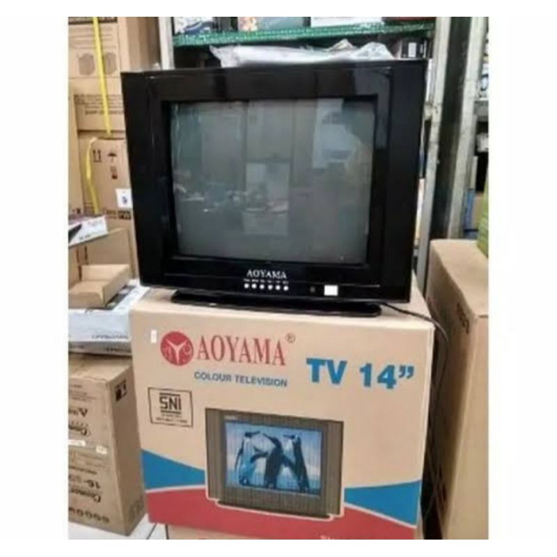 TV FLAT / TV TABUNG AOYAMA 14 INCH