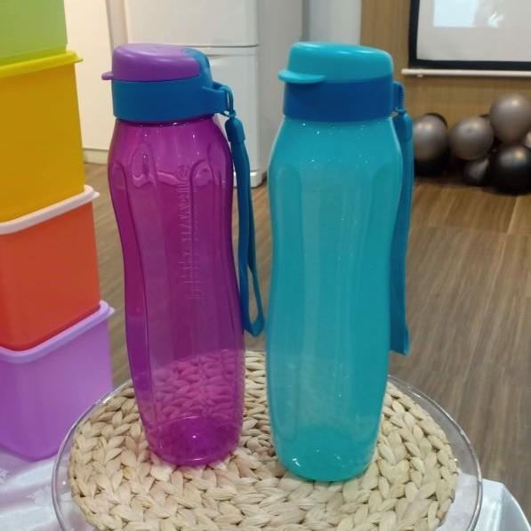 { 100% PRODUK ASLI } Tupperware Ecer 1pcs Eco Bottle 1L Botol Minum warna baru TERLARIS