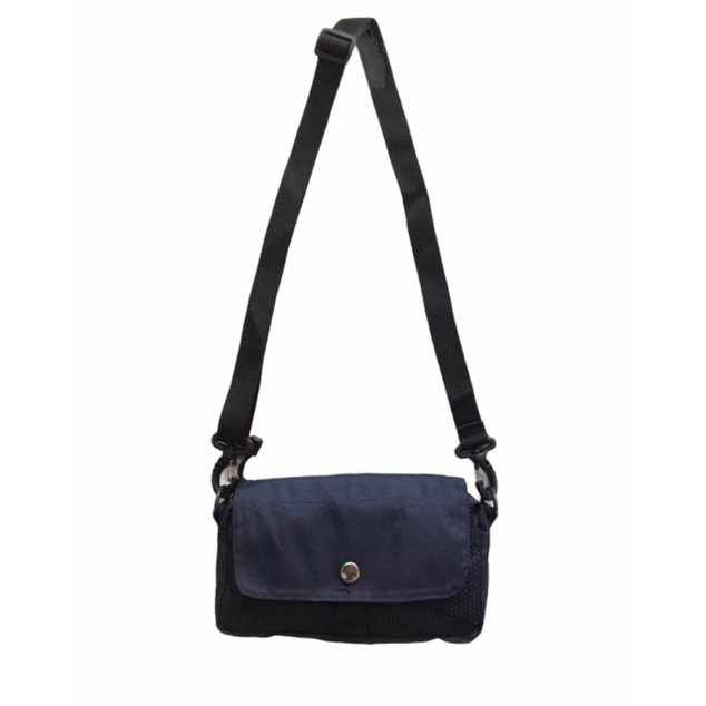 Shoulder bag mini tas slempang original polos warna navy/Tas slempang premium distro unisex woman