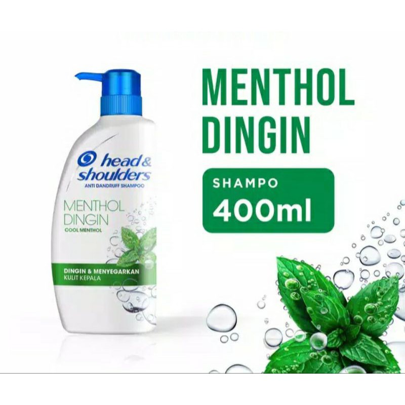 Jual Head & Shoulders Shampoo Anti Ketombe Cool Menthol 400 ml