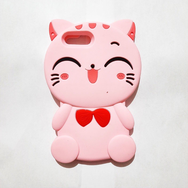 Silikon 3D karakter IPHONE 7 PLUS silikon tebal karakter lucu / case anak anak warna biru / pelindung hp