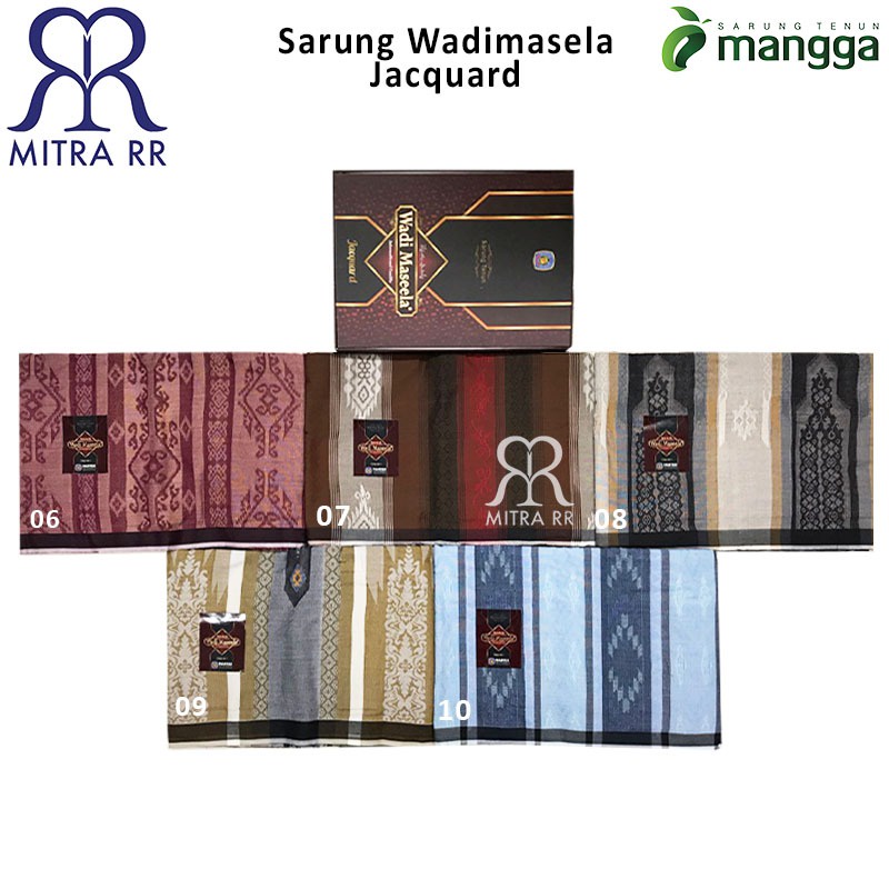 Sarung Mangga Wadi Maseela Jacquard Sarung Wadimasela Tenun Jaguard Dewasa