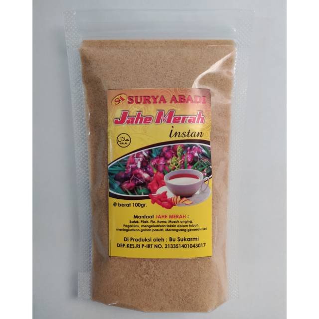

JAHE MERAH Bubuk