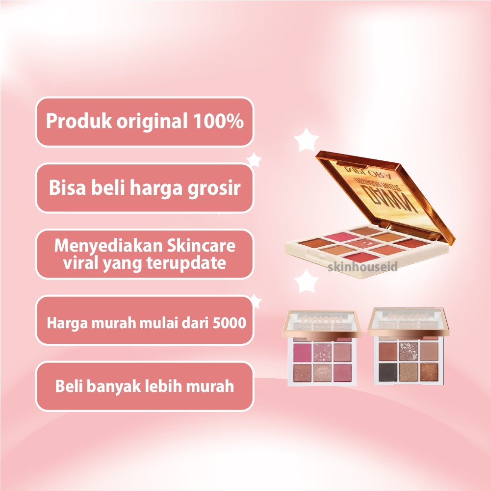 Skinhouseid Eyeshadow Pallete Implora Original Pewarna Kelopak Mata Murah Berkualitas Premium BPOM