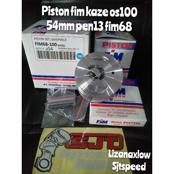 Piston fim kaze 100 54 pen13 fim68