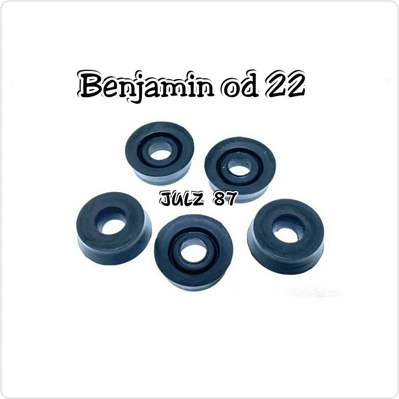 Karet pompa benjamin Lubang OD22 / Klep pompa Benjamin OD22 / Karet Canon